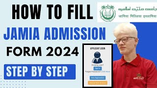 How To Fill Jamia Milia Islamia Admission form 2024  Jamia Application form process 2024 [upl. by Yrram]