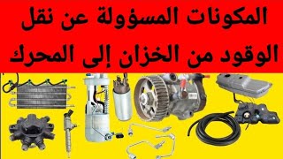 نقل الوقود من الخزان إلى المحرك circuit de carburant [upl. by Orran]