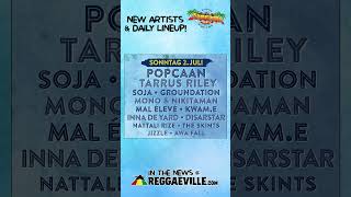 SUMMERJAM 2023 LINEUP COMPLETE New artists amp daily lineup [upl. by Ieppet]