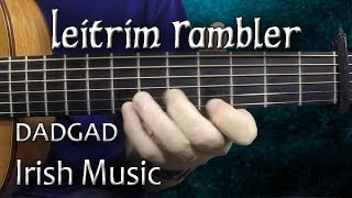 Leitrim Rambler  Irish Guitar  DADGAD Fingerstyle Polka [upl. by Leontine969]