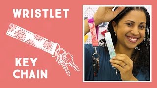 Make an Easy Wristlet Key Chain Fob [upl. by Hubing]