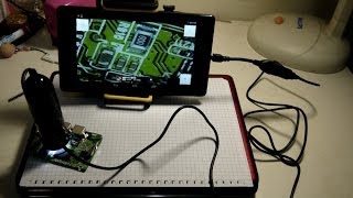 NO root UVC USB microscope direclty connect with NEXUS 7 Android 43 [upl. by Zetroc]