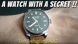 Trifogilo Italia VAULT UnBoxing  A Watch With a Secret Compartment  Seiko VH31 [upl. by Yllom]