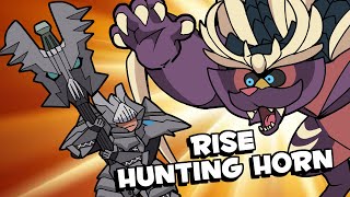 THATS ᴍʜ WILD ADDRESSING RISE HUNTING HORN [upl. by Aihtennek]