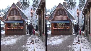 Marché de Noël Montreux 2011 en 3D yt3d [upl. by Gney89]