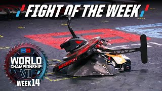 Hammered and Screwed  BattleBots FotW Bloodsport vs Beta  World Championship VII [upl. by Keane]