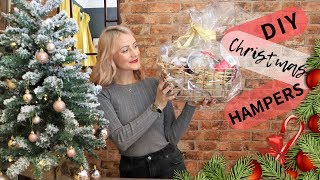 3 DIY Christmas Hamper Ideas  Home Bargains Holiday Gift Baskets Dollar Tree [upl. by Jonis]