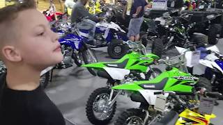 Lets go get his new 2017 kx65 dirt bike [upl. by Clementas]