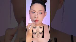 Contorno de nariz Douyin  Tutorial makeup maquiagem maquillaje douyinmakeup [upl. by Artemas]