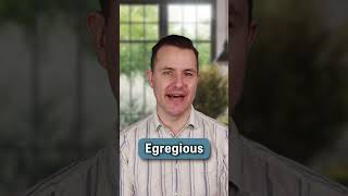 Egregious  Meaning and Pronunciation englishspeaking englishspeakingpractice learnenglish [upl. by Aliuqa771]