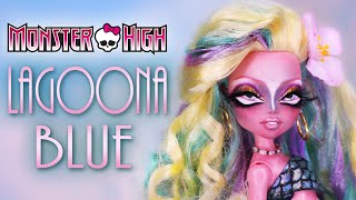 Custom LAGOONA BLUE Doll 🫧 🌺 ✨  MONSTER HIGH [upl. by Brieta167]