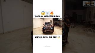 HOME MADE WOODEN MERCEDES G63  🤯🔥🚗shorts short restoration transformation [upl. by Helse551]