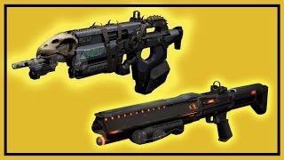 Destiny Exotic Pulse Rifle Bad Juju amp Shotgun Invective  Exotic Weapon Bounties [upl. by Cadmar990]