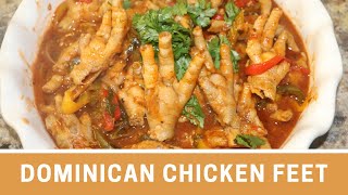 Easy Dominican chicken feet recipe  At home with Ros Emely [upl. by Mohorva]