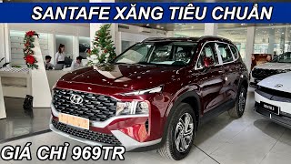 Santafe Xăng Tiêu Chuẩn 2023 Màu Đỏ quá đẹp Niêm yết mới chỉ 969 triệu santafe santafetieuchuan [upl. by Anahcra]