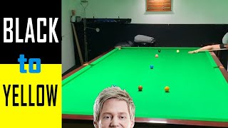 Neil Robertson Black to Yellow EXHIBITION Shots old  Snooker Exhibition [upl. by Atcele]