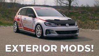 2018 VW GTI MK75  Installing Exterior Mods [upl. by Pierro205]