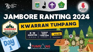 Jambore Ranting Tumpang 2024  Day 1  Kamis 8 Agustus 2024 di Taman Desa Tumpang [upl. by Aniger414]