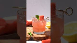 Watermelon🍉Basil gin smash🍥 cockatiel cocktail cocktails [upl. by Rebeh]