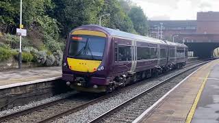 Trains at Belper Derbyshire 191024PT1 [upl. by Purcell]