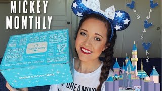 Mickey Monthly Unboxing  September 2016 [upl. by Ardnu]