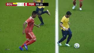 🔴EN VIVO ECUADOR vs PERÚ  Eliminatorias Sudamericanas 2024  PES 21 Simulation Gameplay [upl. by Naols603]