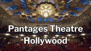 Historic Pantages Theatre in Hollywood  Touring production of Hamilton [upl. by Assilrac]