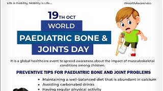 World Paediatric Bone n Joints Day [upl. by Gnouhp]