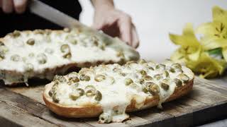 How to Make Green Olive Garlic Cheese Bread  Olive  Garlic Cheesy Bread Recipe Included [upl. by Eintirb453]