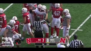 Nebraska Cornhuskers 2024 QB Spring Game Video [upl. by Aramot142]