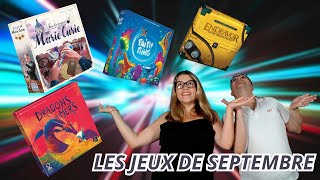 Les Prochaines Sorties De Jeux De Société  Septembre 2024 [upl. by Haduhey]