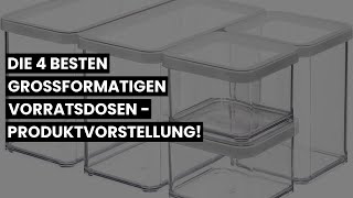 【Vorratsdosen groß】Die 4 besten großformatigen Vorratsdosen  Produktvorstellung ✅ [upl. by Utica]