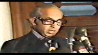 Zulfikar Ali Bhuttos speech in the honour of Col Gaddafi at PM Guest House on 26021974wmv [upl. by Spillihp]