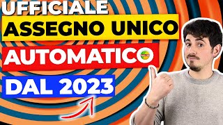 UFFICIALE❗ assegno unico figli 2023 automatico rinnovo senza fare domanda [upl. by Aileda]