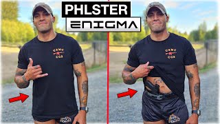 How to comfortably carry wearing almost nothing  Phlster Enigma Review PHLster [upl. by Gladwin]