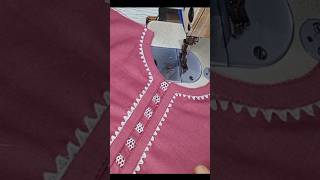 Latest Neck Design With Joint lace With Sewing Tips And Tricks shorts shortsfeed sewinghacks [upl. by Ailedua]