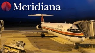 MERIDIANA MD82  OLBIA  MILAN [upl. by Abana]