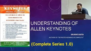 How to study Allens Keynotes  How to study Allens Keynotes  Allens Keynotes Homeopathy  Series [upl. by Lener]