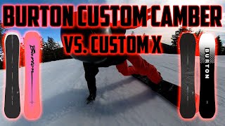 Burton Custom Camber 2023 Review vs Custom X amp Territory Manager [upl. by Haziza]