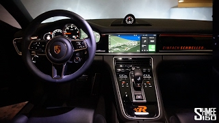 Inside the New Panamera  High Tech Infotainment [upl. by Ahsii]