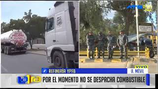 Cochabamba YPFB continúa con el despacho de combustible [upl. by Ahsiekin]