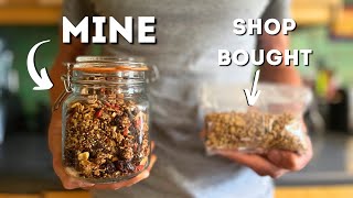 How to Make the HEALTHIEST GRANOLA at Home [upl. by Tanberg520]