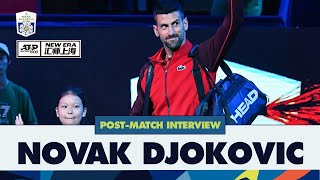 quotMy Chinese Has Regressedquot Novak Djokovic Reacts To Defeating Alex Michelsen In Shanghai [upl. by Roanne]