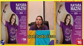 Nayara Mazini PSOLPTPCdoBPV Candidata à Prefeita de Marília SP 2024 [upl. by Jarlathus278]