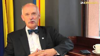 Druga Kawa  JANUSZ KORWINMIKKE 24042014 [upl. by Binnie]