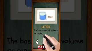 What is Liter  Easy Definition Explained in 30 Seconds  MATHalino123 mathterms metricsystem [upl. by Arzed]