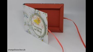 Tutorial Gutscheinkartenverpackung mit Produkten von Stampin Up [upl. by Ettennig770]