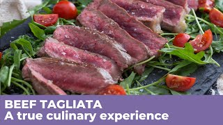 How to prepare a succulent BEEF TAGLIATA  Traditional Italian Recipe [upl. by Zsazsa]