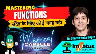 Function For NIMCET Calculus Magical Capsule Course 2024  Impetus Gurukul [upl. by Dinsmore]