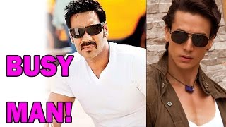 Tiger Shroff calls Ajay Devgan a Busy Man  Bollywood News [upl. by Mott]